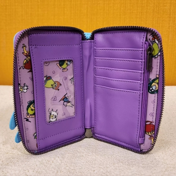 Loungefly Nickelodeon Rockos Modern Life Zip Around Wallet NEW - Picture 10 of 14